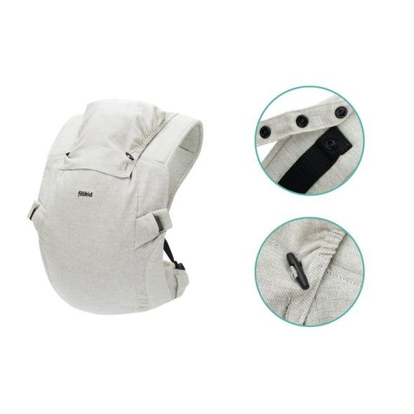 FILLIKID NOSÍTKO NATURAL LIGHT MELANGE - KLOKANKY A ŠÁTKY - NOŠENÍ & SPORT