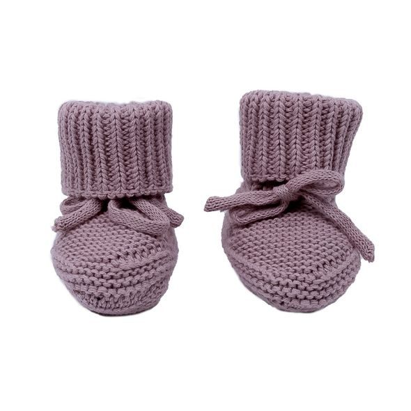 LODGER SLIPPER KNIT ROSE 0 - 6 MĚSÍCŮ - KOJENECKÉ CAPÁČKY - PRO DĚTI