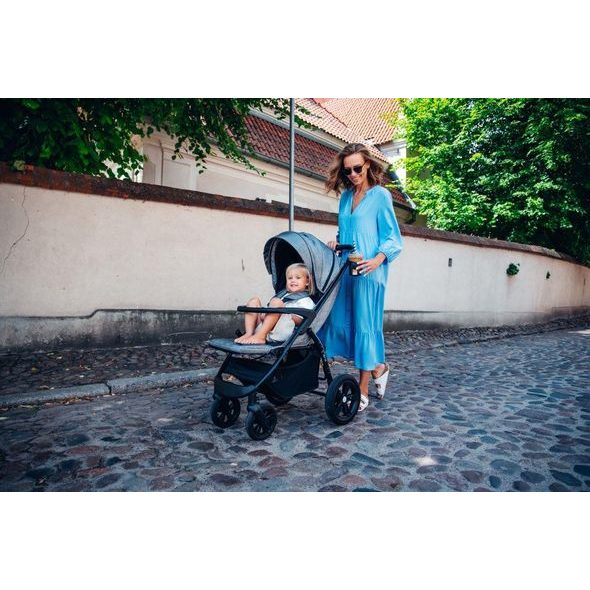 MOMI MIYA ŠEDÝ - SPORTOVNÍ KOČÁRKY - KOČÁRKY A PŘÍSLUŠENSTVÍ