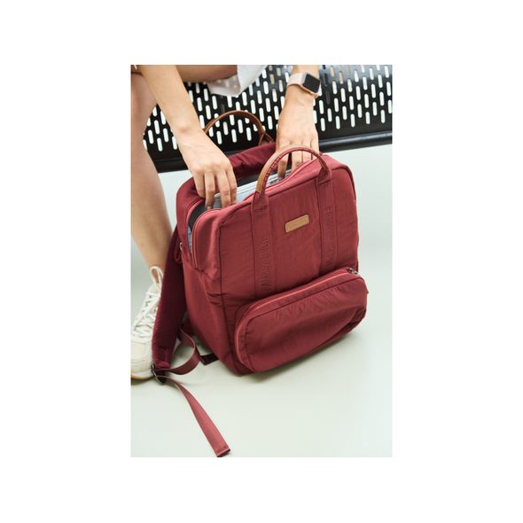 CHILDHOME PŘEBALOVACÍ BATOH FAMILY CLUB SIGNATURE URBAN BURGUNDY - PŘEBALOVACÍ BATOHY - KOČÁRKY A PŘÍSLUŠENSTVÍ