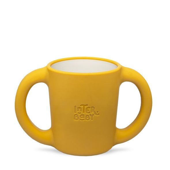 INTERBABY JÍDELNÍ SET SILIKONOVÝ - OKROVÝ - MISKY, TALÍŘKY A PODLOŽKY - KRMENÍ