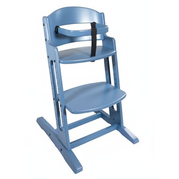 BABY DAN ROSTOUCÍ DŘEVĚNÁ ŽIDLIČKA DANCHAIR BLUE - JÍDELNÍ ŽIDLIČKY DŘEVĚNÉ - KRMENÍ