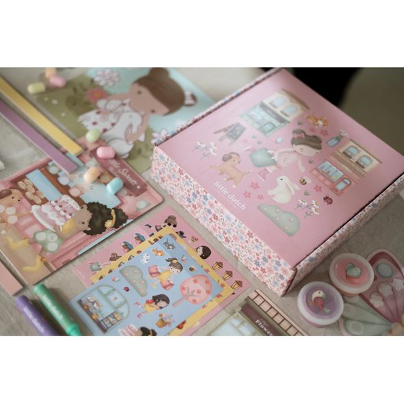 LITTLE DUTCH KREATIVNÍ SADA XL ROSA & FRIENDS - LITTLE DUTCH - PRO DĚTI