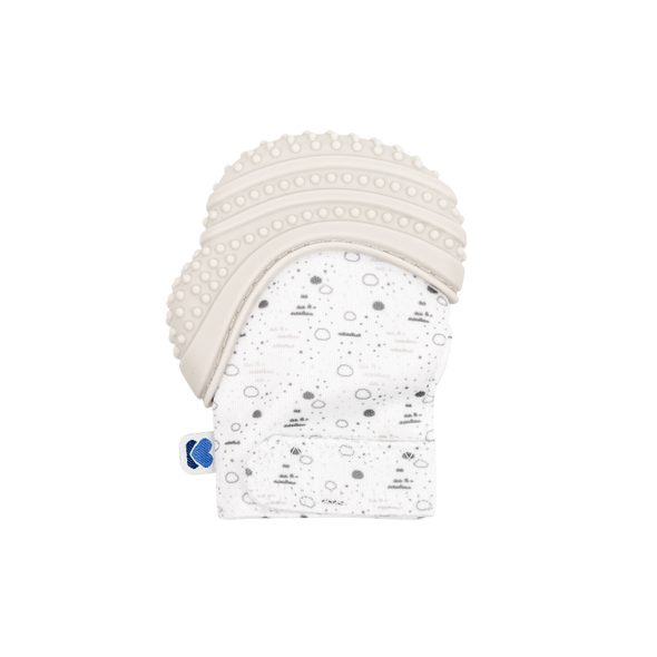 KIKKABOO SILIKONOVÁ RUKAVIČKA SAVANNA GREY - KOUSÁTKA - PRO DĚTI