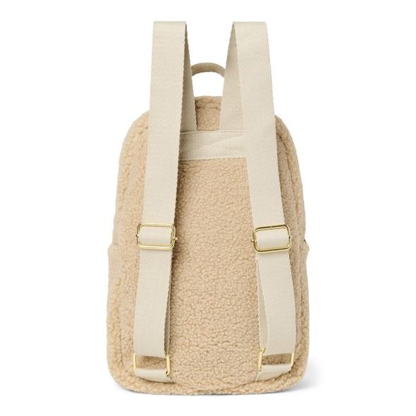 STUDIO NOOS TEDDY MINI BATŮŽEK ECRU FLOWER HEART - BATOHY A TAŠKY - PRO DĚTI