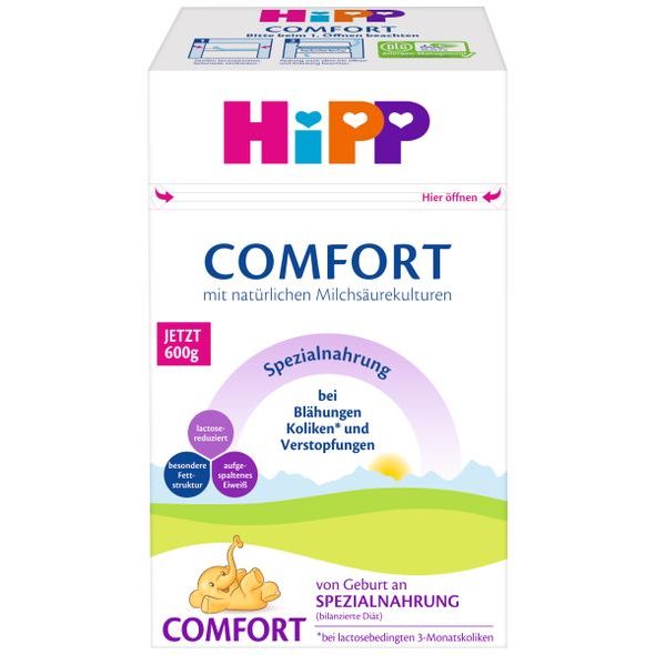 HIPP 4X SPECIÁLNÍ KOJENECKÁ VÝŽIVA HIPP COMFORT 600G - KOJENECKÁ MLÉKA - KRMENÍ