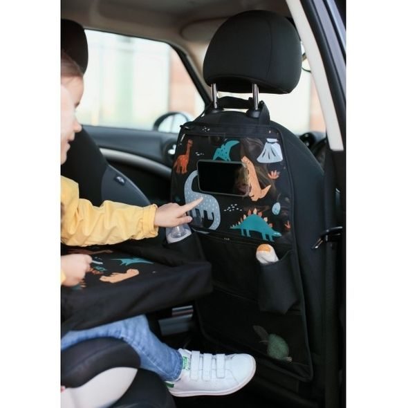 LEOKID ORGANIZÉR NA SEDADLO S KAPSOU NA TABLET HEY DINO - KAPSÁŘE A ORGANIZÉRY - AUTOSEDAČKY A PŘÍSLUŠENSTVÍ