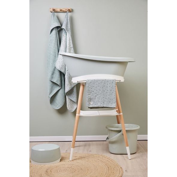 BEBE-JOU KOUPACÍ SADA SENSE 7-DÍLNÁ SKY GREEN - VANIČKY PLASTOVÉ - KOUPÁNÍ A ZDRAVÍ