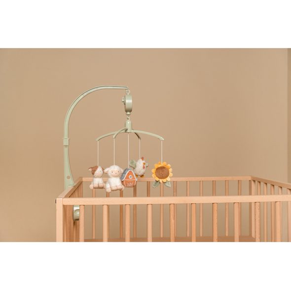 LITTLE DUTCH HUDEBNÍ KOLOTOČ FARMA - KOLOTOČE NA POSTÝLKU - PRO DĚTI