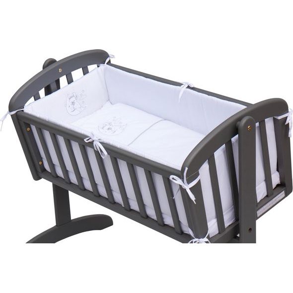 SCARLETT KOLÉBKA S KOMPLETNÍ VÝBAVOU SCARLETT ARDI ŠEDÁ - KOŠÍKY A KOLÉBKY - SPINKÁNÍ