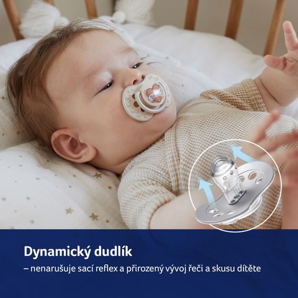 LOVI DUDLÍK SILIKONOVÝ DYNAMICKÝ I LOVE 0-6M 2KS - ŠIDÍTKA A DOPLŇKY - KRMENÍ