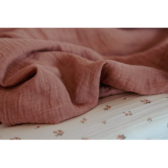 LITTLE DUTCH PLENA ZAVINOVACÍ 120X120 CM PURE BLOSSOM - ZAVINOVACÍ PLENY / OSUŠKY VELKÉ - PŘEBALOVÁNÍ