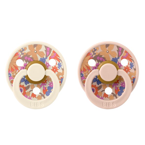 BIBS X LIBERTY COLOUR DUDLÍKY Z PŘÍRODNÍHO KAUČUKU 2KS VEL. 2 - ŠIDÍTKA A DOPLŇKY - KRMENÍ