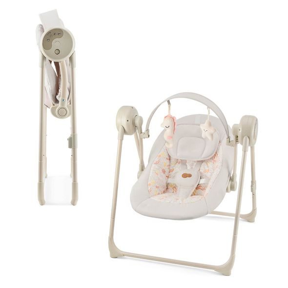 KINDERKRAFT HOUPAČKA SWINGEE BEIGE - LEHÁTKA A HOUPADLA - SPINKÁNÍ