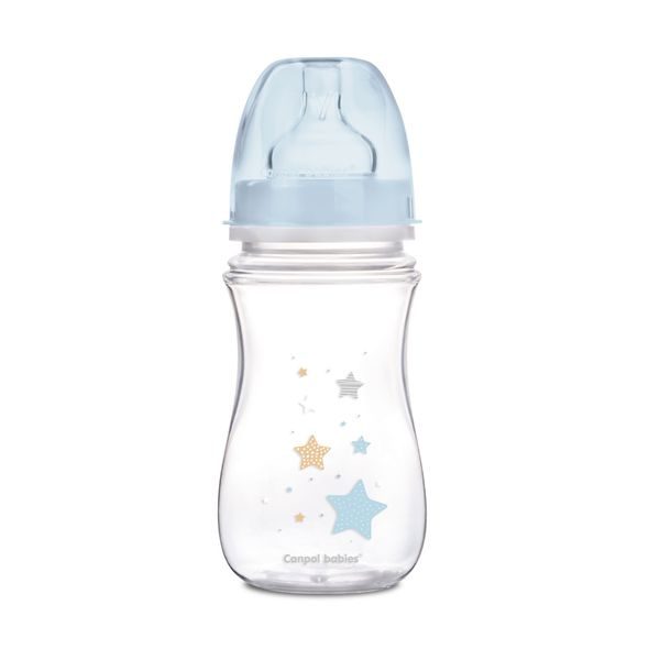 CANPOL BABIES LÁHEV SE ŠIROKÝM HRDLEM NEWBORN BABY 240ML - KOJENECKÉ LAHVE - KRMENÍ