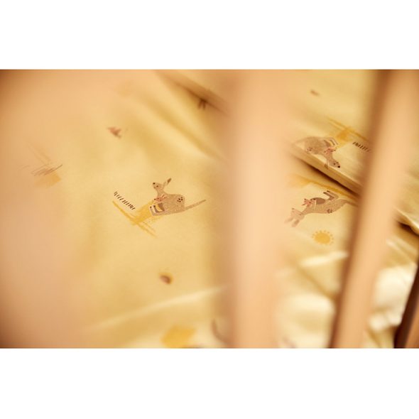 JOLLEIN POVLEČENÍ 140X100 A 40X60 CM KANGAROOTS - POVLEČENÍ DO POSTÝLKY - SPINKÁNÍ