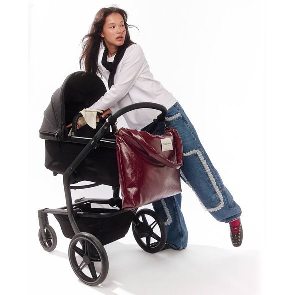 STUDIO NOOS LEATHER MOM BAG BURGUNDY - DOPLŇKY - PRO MAMINKY