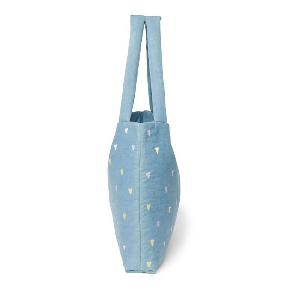 STUDIO NOOS DENIM MOM BAG | HEARTS LIGHT BLUE HEARTS - DOPLŇKY - PRO MAMINKY