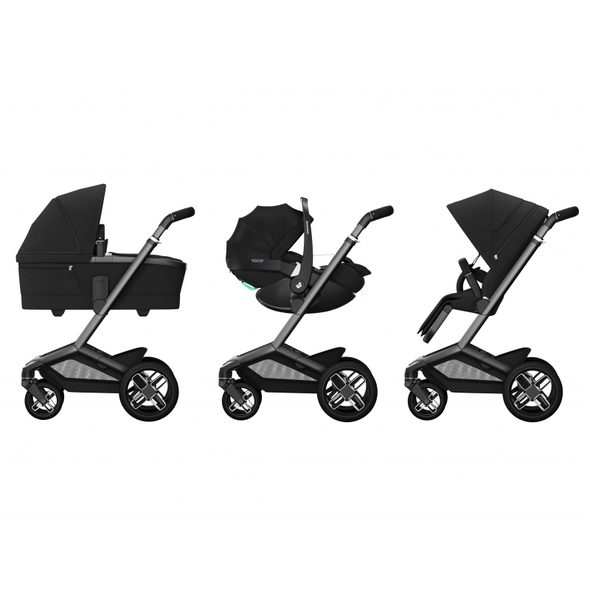 MAXI-COSI FAME KOČÁREK 2V1 TWILLIC BLACK - DVOJKOMBINACE - KOČÁRKY A PŘÍSLUŠENSTVÍ