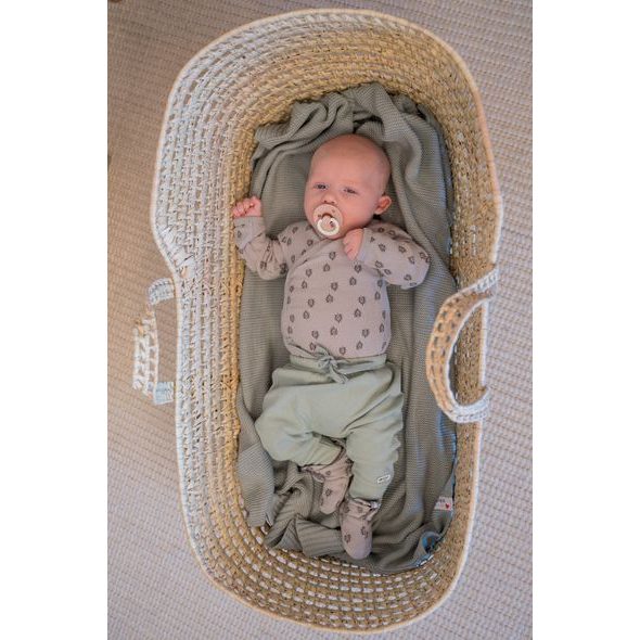 LODGER DREAMER TRIBE BASIC SILT GREEN - DĚTSKÉ DEKY PRO MIMINKA - SPINKÁNÍ