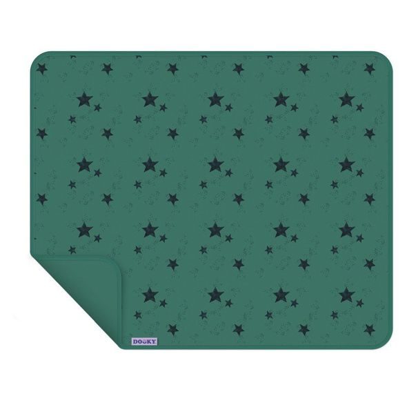 DOOKY DEKA BLANKET UNI GREEN STARS - DĚTSKÉ DEKY PRO MIMINKA - SPINKÁNÍ