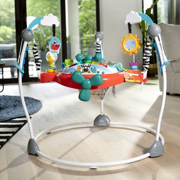 BABY EINSTEIN SKÁKADLO/AKTIVNÍ CENTRUM 2V1 OCEAN EXPLORERS AIRPLANE ADVENTURE™ 6M+ DO 12 KG - AKTIVNÍ CENTRA - PRO DĚTI