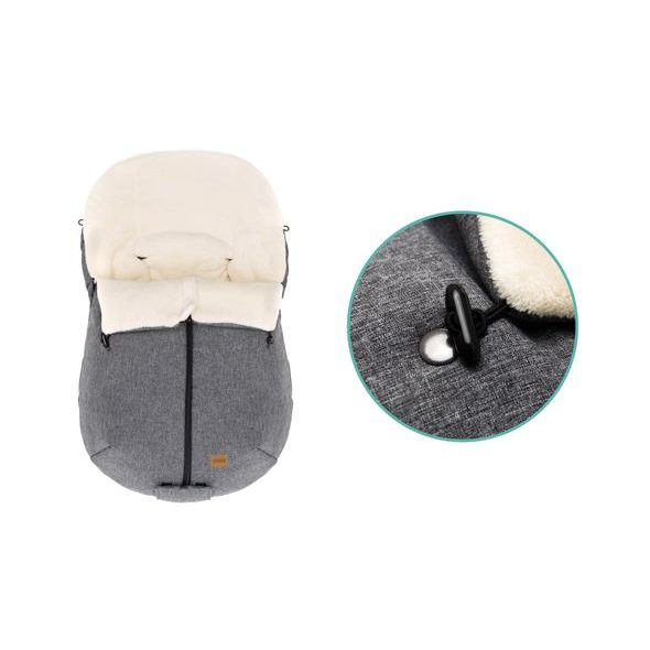 FILLIKID FUSAK ZIMNÍ SELLA GR.0 GREY MELANGE - FUSAKY DO KOČÁRKU - KOČÁRKY A PŘÍSLUŠENSTVÍ