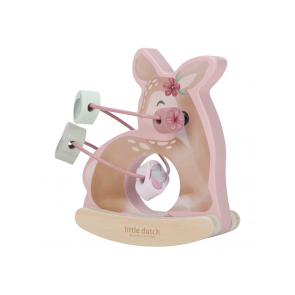 LITTLE DUTCH SRNKA SE SPIRÁLOU DŘEVĚNÁ FAIRY GARDEN - MOTORICKÉ A HRY - PRO DĚTI