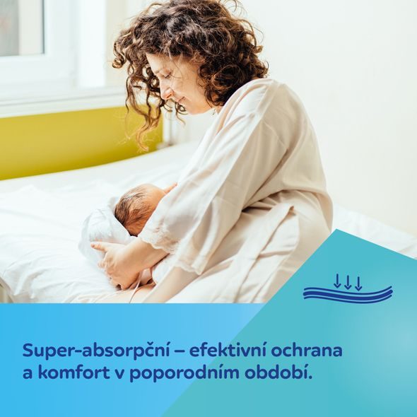 CANPOL BABIES VYSOCE ABSORPČNÍ TVAROVANÉ VLOŽKY PO PORODU 10 KS - POPORODNÍ VLOŽKY - PRO MAMINKY