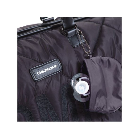 CHILDHOME PŘEBALOVACÍ TAŠKA MOMMY BAG PUFFERED BLACK - PŘEBALOVACÍ TAŠKY - KOČÁRKY A PŘÍSLUŠENSTVÍ