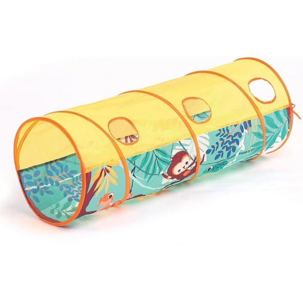 LUDI PROLÉZACÍ TUNEL JUNGLE - SENZORICKÉ HRAČKY - PRO DĚTI