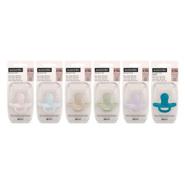SUAVINEX ŠIDÍTKO FYZIOLOGICKÉ SILIKON 6-18M SX PRO - COLOUR ESSENCE - ŠIDÍTKA A DOPLŇKY - KRMENÍ