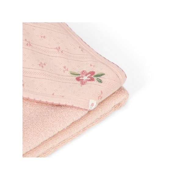 LITTLE DUTCH OSUŠKA S KAPUCÍ 100X100 CM PURE BLOSSOM - OSUŠKY A DĚTSKÉ ŽUPANY - KOUPÁNÍ A ZDRAVÍ