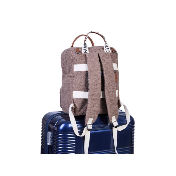 CHILDHOME PŘEBALOVACÍ BATOH FAMILY CLUB SIGNATURE TEDDY SOFT BROWN - PŘEBALOVACÍ BATOHY - KOČÁRKY A PŘÍSLUŠENSTVÍ