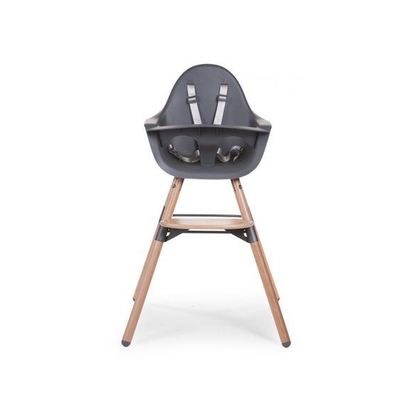 CHILDHOME ŽIDLIČKA 2V1 EVOLU 2 NATURAL / ANTHRACITE - JÍDELNÍ ŽIDLIČKY DŘEVĚNÉ - KRMENÍ