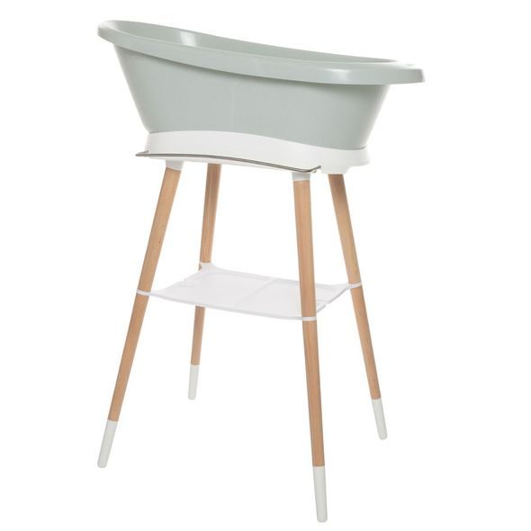 BEBE JOU SADA VANIČKY SE STOJANEM SENSE SKY GREEN / WHITE - VANIČKY PLASTOVÉ - KOUPÁNÍ A ZDRAVÍ