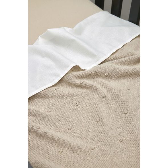 MEYCO DEKA MINI KNOTS - SAND - DĚTSKÉ DEKY PRO MIMINKA - SPINKÁNÍ