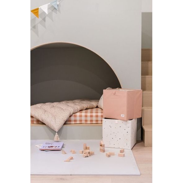 3 SPROUTS ÚLOŽNÝ BOX RECYCLED TERRAZZO/CREAM - BOXY NA HRAČKY - SPINKÁNÍ