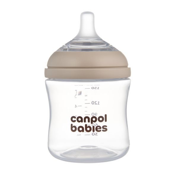 CANPOL BABIES LAHEV ANTIKOLIKOVÁ NATURAL SHAPE 150ML - KOJENECKÉ LAHVE - KRMENÍ