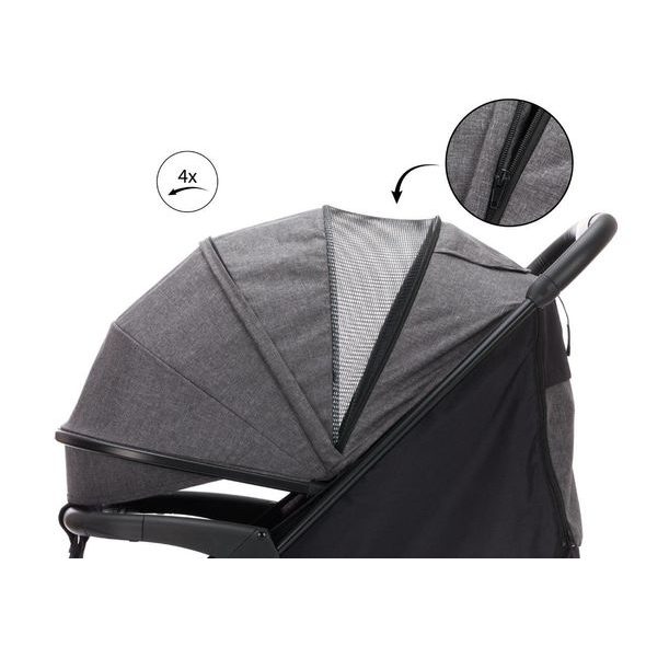 FILLIKID DRIVER DARKGREY MELANGE - SPORTOVNÍ KOČÁRKY - KOČÁRKY A PŘÍSLUŠENSTVÍ