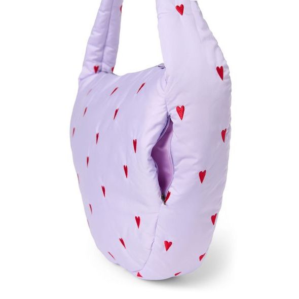STUDIO NOOS PUFFY CROSS BODY BAG PURPLE HEARTS - ORGANIZÉRY A KOŠÍKY - KOČÁRKY A PŘÍSLUŠENSTVÍ