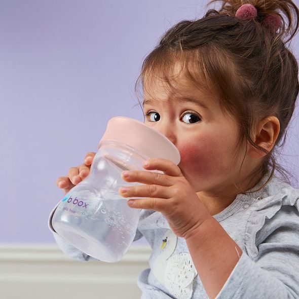 B.BOX HRNEČEK PRO BATOLATA 12M+ - SVĚTLE RŮŽOVÝ 240 ML - DĚTSKÉ HRNEČKY - KRMENÍ