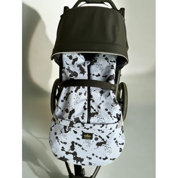 EMITEX FUSAK 2V1 COCOON SOFTSHELL BLUE SPLASH - FUSAKY DO KOČÁRKU - KOČÁRKY A PŘÍSLUŠENSTVÍ