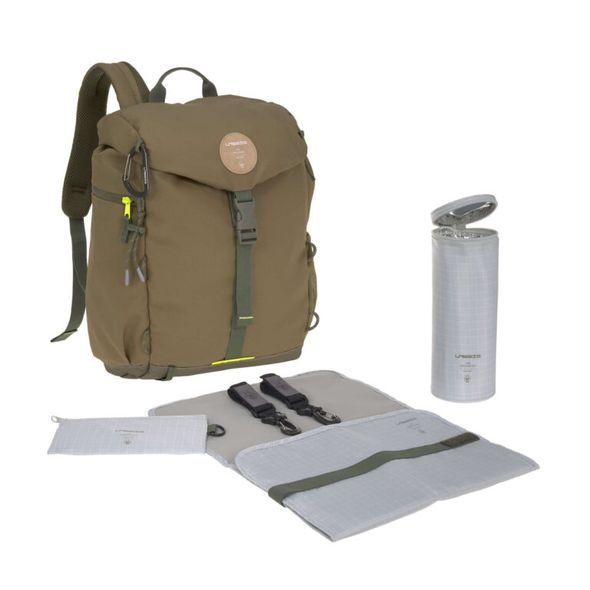 LÄSSIG FAMILY GREEN LABEL OUTDOOR BACKPACK OLIVE - PŘEBALOVACÍ BATOHY - KOČÁRKY A PŘÍSLUŠENSTVÍ