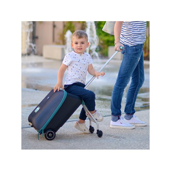 BEABA KUFR NA KOLEČKÁCH SE SEDÁTKEM EAZY GREEN BLUE - BATOHY A TAŠKY - PRO DĚTI