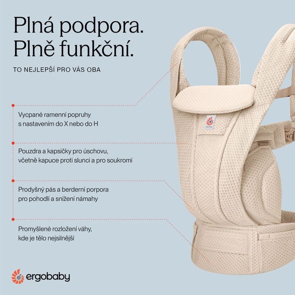 ERGOBABY OMNI DELUXE COTON - ERGONOMICKÁ NOSÍTKA - NOŠENÍ & SPORT