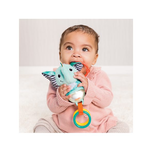 INFANTINO ZÁVĚSNÉ CINKAJÍCÍ SLŮNĚ SE SVĚTÝLKEM - HRAČKY K ZAVĚŠENÍ - PRO DĚTI