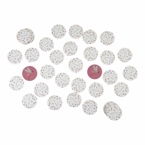 LITTLE DUTCH PEXESO PRO HOLKY - KVĚTINY A MOTÝLI 40KS - MOTORICKÉ A HRY - PRO DĚTI