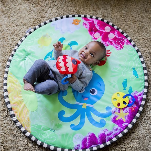 BABY EINSTEIN DEKA NA HRANÍ 2V1 S VODNÍ PODLOŽKOU SEA FLOOR EXPLORERS™ 0M+ - HRACÍ DEKY - PRO DĚTI