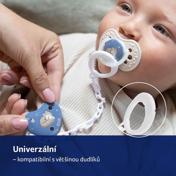 LOVI ŘETÍZEK NA DUDLÍK NIGHT&DAY KLUK - ŠIDÍTKA A DOPLŇKY - KRMENÍ